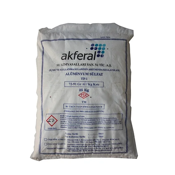 Alüminyum Sülfat 25 Kg